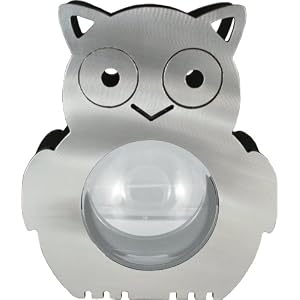 【クリックでお店のこの商品のページへ】AQSPERIA/アクスペリア MINI 置き型 ふくろう シルバー(M21-1)