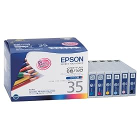 EPSON IC6CL35 �C���N�J�[�g���b�W 6�F�p�b�N