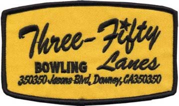  アメカジ『Three-Fifty Lanes（BOWLING）』ワッペン（PATCH）