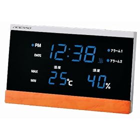 ADESSO(�A�f�b�\) �d�g�f�W�^���u�����v �u���[LED�\�� ���x�E���x�v�t�� �V���o�[ C-8344