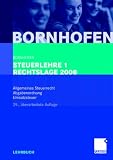 [Book] Steuerlehre 1 Rechtslage 2008: Allgemeines Steuerrecht, Abgabenordnung, Umsatzsteuer