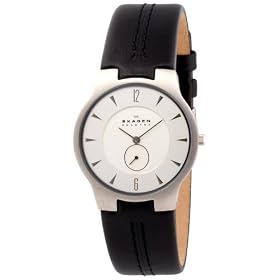 [�X�J�[�Q��]SKAGEN �r���v basic leather mens 433LSLC �P�[�X��: 34mm Ultra Slim �����Y [���K�A���i]