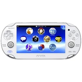 PlayStation Vita (�v���C�X�e�[�V���� ���B�[�^) Wi�]Fi���f�� �N���X�^���E�z���C�g (PCH-1000 ZA02)