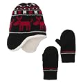 (�J�[�^�[�Y) carter's :: Hat & Mitten Set �X�q & �~�g���̃Z�b�g :: 3-9 months :: 3-9����