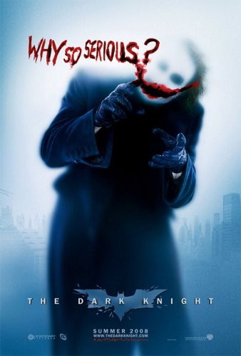  The Dark Knight (Why So Serious?, Double-Sided) Movie Poster Print - 27