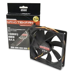 �A�r�[ Nano Tek Fan �P�[�X�t�@�� NT12-WP