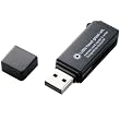 ELECOM ���������[�_���C�^ ���}�� SD�n��p �u���b�N MR-C18BK