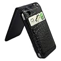 ���������I iPhone 4 Leather Case Flip-top, Croco Black ���ĊJ�� Flip-top, �N���R�X�^�C���E�u���b�N IP4-CL-00