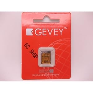 【クリックで詳細表示】iPhone4S対応 SIMロック解除アダプタ Gevey UltraS