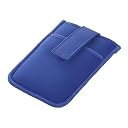 iBUFFALO 『オシャレにスマートフォンを持ち歩く』 汎用スマートフォン用ポーチ [iPhone4S対応] ネオプレインタイプ ブルー BSMP03BL