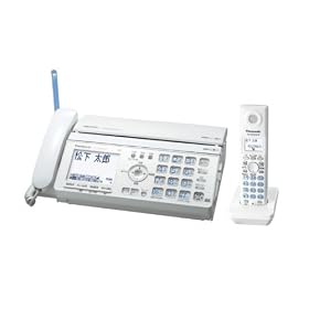Panasonic �p�[�\�i�����ʎ��t�@�N�X �z���C�g �q�@1��^�C�v (A4���M/A4��M) KX-PW521XL-W