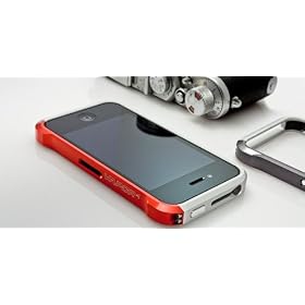 ELEMENT CASE�i�G�������g�P�[�X�jVapor Extreme Metals�i���胂�f���jFrost/Red iPhone4��p�P�[�X