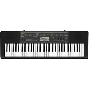 【クリックで詳細表示】CASIO 電子キーボード 61標準鍵 ベーシックタイプ ブラック/シルバー CTK-2200