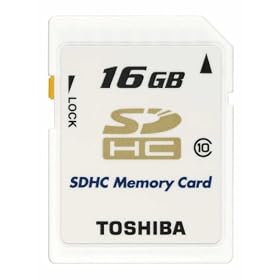 TOSHIBA SDHC�������J�[�h Class10 16GB SD-AX16GWF [�t���X�g���[�V�����t���[�p�b�P�[�W(FFP)]