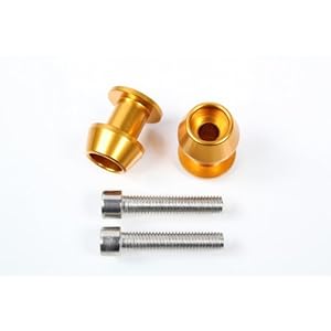 【クリックで詳細表示】YAMAHA バイク リア スタンドフック M6 6mm ボルト 2個セット ゴールド
