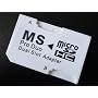 �f���A���X���b�g microSDHC ��MS PRO Duo �ϊ��A�_�v�^�[ �ő�32GB�Ή�