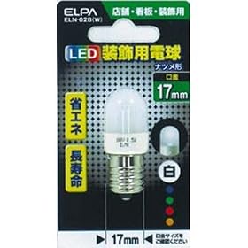 ELPA LED�����d���i�c���`(����E17) �z���C�g ELN-02B(W)