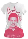  David Archuleta - USA David Girls T-shirt in White