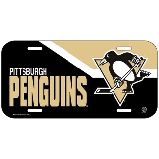  NHL Pittsburgh Penguins License Plate