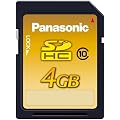 Panasonic SDHC�������[�J�[�h 4GB RP-SDW04GJ1K