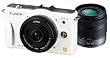Panasonic �f�W�^�����J���� GF2 �_�u�������Y�L�b�g(14mm/F2.5�p���P�[�L�����Y�A14-42mm/F3.5-5.6�W���Y�[�������Y�t��) �t���n�C�r�W�������[�r�[��� �V�F���z���C�g DMC-GF2 W-W