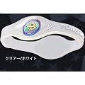 �y���K�i�zPOWER BALANCE(�p���[�o�����X) �V���R���E�u���X���b�g �N���A M�i�~��:��19.0cm�j�y���s�A���i�z