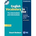 English Vocabulary in Use Pre-intermediate and Intermediate with Answers and CD-ROM (Face2face)
