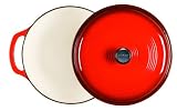  Lodge Color Enameled Cast-Iron 6-Quart Dutch Oven, Island Spice