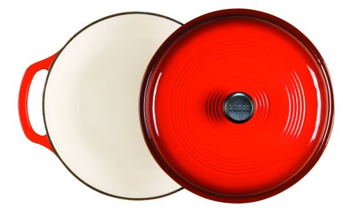  Lodge Color Enameled Cast-Iron 6-Quart Dutch Oven, Island Spice