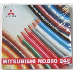 【クリックで詳細表示】三菱鉛筆 色鉛筆880 24c