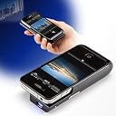 サンワダイレクト iPhoneプロジェクター iPhone4 iPhone4S 対応 バッテリー内蔵 一体型 ＜人気急上昇＞ 400-PRJ011