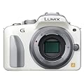 Panasonic ���~�b�N�X �f�W�^�����J����/�{�f�B �t���n�C�r�W�������[�r�[��� �V�F���z���C�g DMC-G3-W