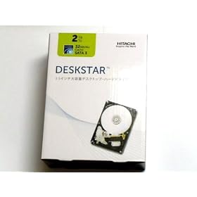 ���� HGST Deskstar �p�b�P�[�W�� 3.5inch CoolSpin 2.0TB 32MB SATA 6.0Gbps 0S03224