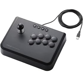 ELECOM PS3�p USB�A�[�P�[�h�X�e�B�b�N PS3�p �u���b�N JC-GMAS01BK