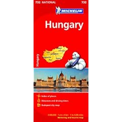 Hungary (Michelin National Maps)