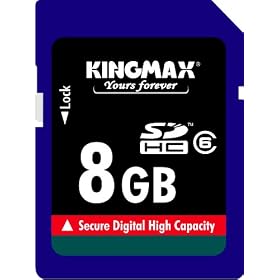 KINGMAX SDHC�J�[�h class6 8GB �i�v�ۏ� KM-SDHC6X8G
