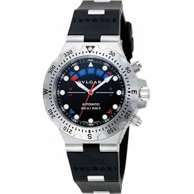 [�u���K��]BVLGARI �r���v DIAGONO PROFESSIONAL ACQUA �f�B�A�S�m�v���t�F�b�V���i�� �u���b�N SD40BSV/RE �����Y [���s�A���i]