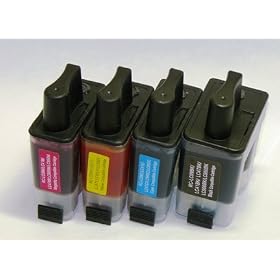 �ybrother LC09-4PK �i�u���U�[�v�����^�[�p�݊��C���N�j�z�ėp�C���N�J�[�g���b�W 4�F�Z�b�g