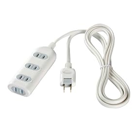 BUFFALO OA�^�b�v 2�s�� 4�� �ق���h�~�V���b�^�[�t 1m �z���C�g BSTA24B10WH