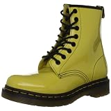 Dr. Martens Patent 1460 Sun Yellow Lace Ups Boots 11821750 4 UK