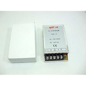 【クリックで詳細表示】AC→DC 電圧変換器 AC100V→から12V 2.0A： 産業・研究開発用品