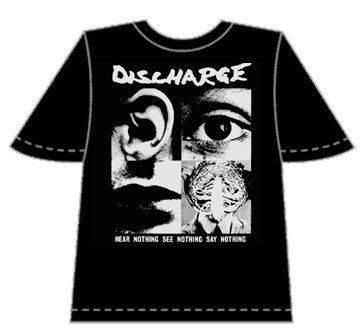  Discharge - Hear Nothing See Nothing Say Nothing T-shirt