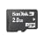 SanDisk 2GB microSD�J�[�h SD�A�_�v�^�t �o���N�i