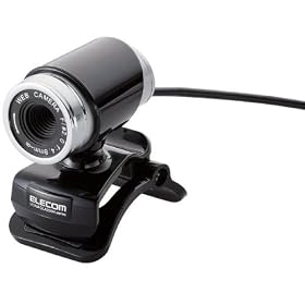 ELECOM Web�J����200����f ���^ �u���b�N UCAM-DLA200HBK