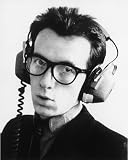  ELVIS COSTELLO 24x36 B&W POSTER PRINT