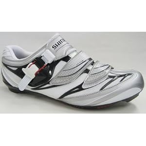 【クリックで詳細表示】シマノ SH-R133L (ブラック＆ホワイト) SPD-SLシューズ 41(25.8cm)