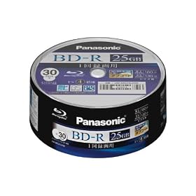 Panasonic �u���[���C�f�B�X�N �^��p4�{�� 25GB(�P�w �ǋL�^) 30���p�b�N LM-BRS25LH30