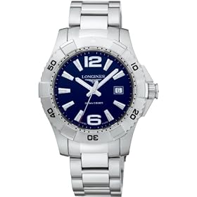 LONGINES (�����W��) �r���v HYDROCONQUEST �n�C�h���R���N�F�X�g �u���[ L3.647.4.96.6 [���s�A���i] �����Y