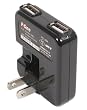 �v���e�b�N P-2WAY USB2���AC�A�_�v�^�[ PD-2BK �u���b�N �yiPhone 3G,3GS,4/iPod nano 5G/iPod�e��/�Q�[���@/�g�сz