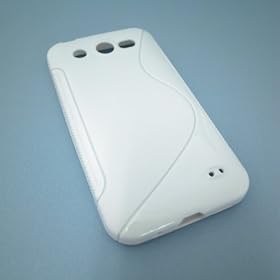 �y�X�g���b�v�z�[�����z���������I EMOBILE GS02 / Huawei Honor U8860 Wave Design TPU Case, Solid White �E�F�[�u�E�f�U�C�� �\�t�g�P�[�X, �\���b�h�E�z���C�g U8860-WTPU-12